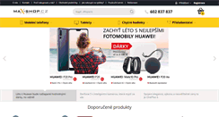Desktop Screenshot of max-shop.cz